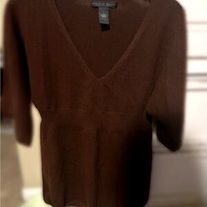 Marina Luna 100% Cashmere Sweater – Maroon – Size Small